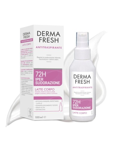 Dermafresh 72 H Ipersudorazione Latte Corpo 100 Ml