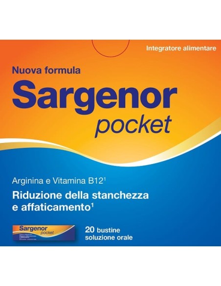Sargenor Pocket 20 Bustine Da 5 Ml