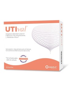 Utival 28 Bustine Naturalmente Privo Di Lattosio Con Zucchero D Mannosio Ed Edulcorante Formula Brevettata N. 102021000021134