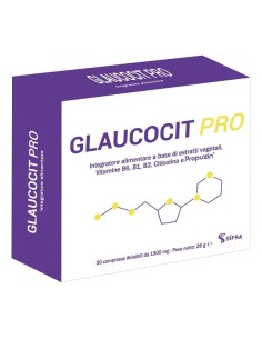 Glaucocit Pro 20 Compresse Divisibili Da 1300 Mg