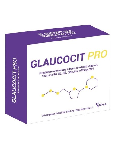 Glaucocit Pro 20 Compresse Divisibili Da 1300 Mg