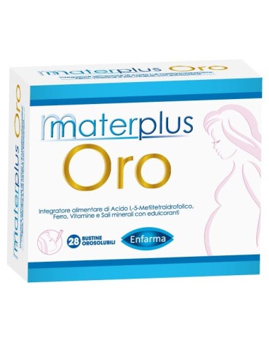 Materplus Oro 28 Bustine Orosolubili Da 1,8 G Con Edulcoranti