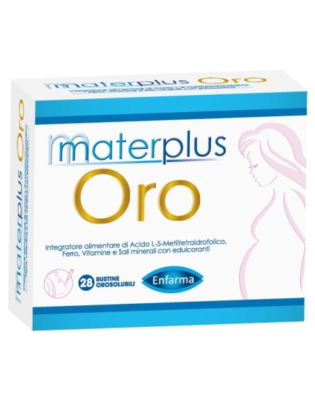 Materplus Oro 28 Bustine Orosolubili Da 1,8 G Con Edulcoranti