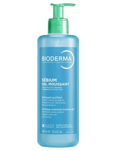 Sebium Gel Moussant 400 Ml