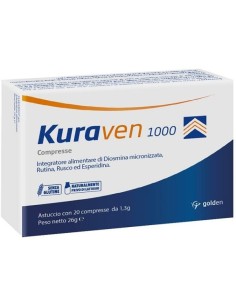 Kuraven 1000 20 Compresse Da 1,3 G Senza Glutine Naturalmente Privo Di Lattosio