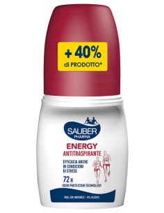 Sauber Deo 72 H Energy Antitraspirante Roll On 70 Ml
