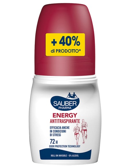 Sauber Deo 72 H Energy Antitraspirante Roll On 70 Ml