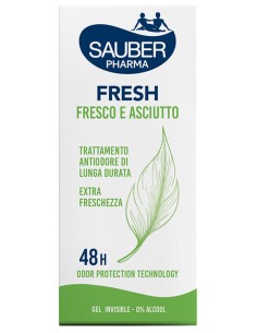 Sauber Deo 48 H Fresh Fresco E Asciutto Gel 30 Ml