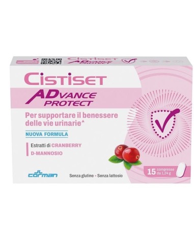 Cistiset Advance Protect 15 Compresse 1,24 G Senza Glutine Senza Lattosio