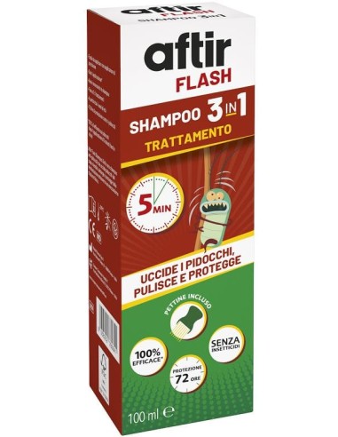 Aftir Flash Shampoo 3 In 1 100 Ml