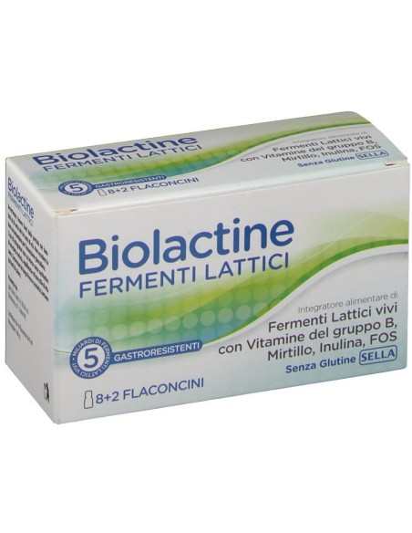 Biolactine Intestino 5 Mld 10 Flaconcini 9 Ml