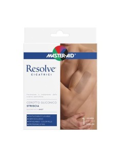 Cerotto Siliconico In Striscia Master Aid Resolve Cicatrici 25 X4 Cm
