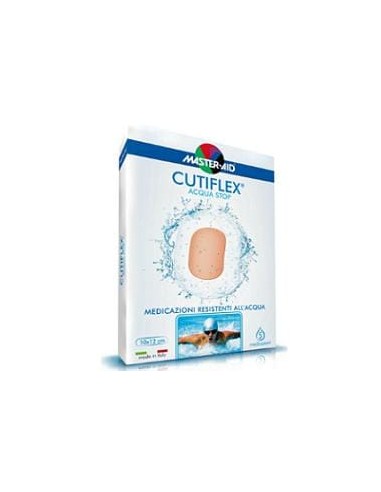 MEDICAZIONE AUTOADESIVA TRASPARENTE IMPERMEABILE MASTER-AID CUTIFLEXMED 10,5X20 CM 5 PEZZI