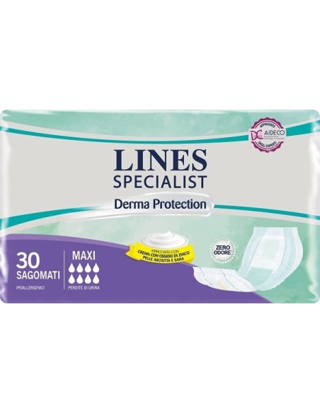 Lines Specialist Derm Pannolone Sagomato Maxi 30 Pezzi