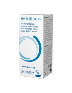 Gocce Oculari Ha 0,2% E Acque Distillate Hyalistil Bio Pf Frutti Rossi 10 Ml