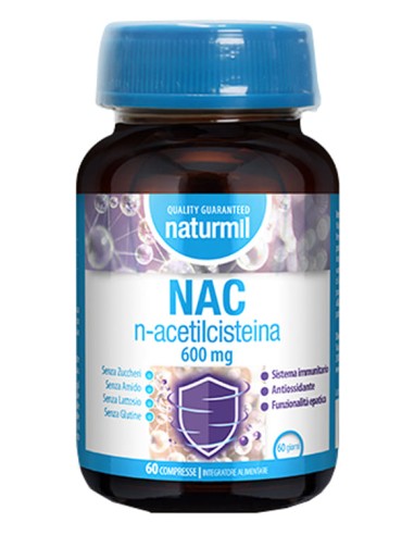Naturmil Nac N Acetilcisteina 600 Mg 60 Compresse