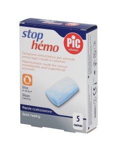TAMPONE EMOSTATICO STERILE STOP HEMO 5BUSTE