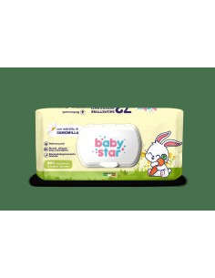 Babystar Salviettine Bebe' Camomilla 72 Pezzi