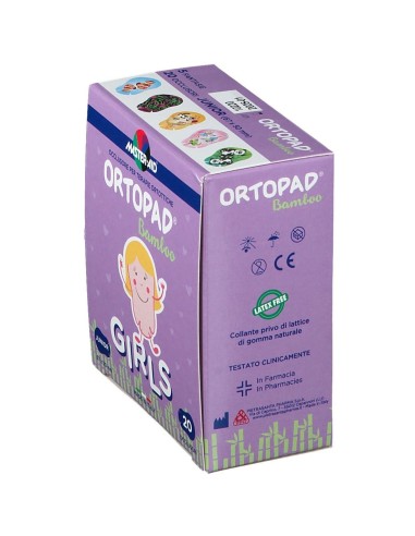 CEROTTO OCULARE PER ORTOTTICA ORTOPAD GIRLS JUNIOR 5X6,7 20 PEZZI