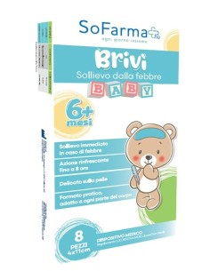 Brivi' Sollievo Dalla Febbre 4 X11 Cm 8 Pezzi Sofarmapiu'