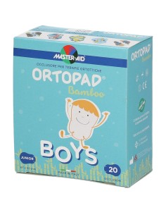 CEROTTO OCULARE PER ORTOTTICA ORTOPAD BOYS 5X6,7 CM 20 PEZZI