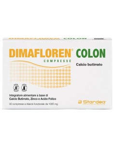 Dimafloren Colon 30 Compresse A Rilascio Funzionale 1085 Mg Senza Glutine Senza Lattosio