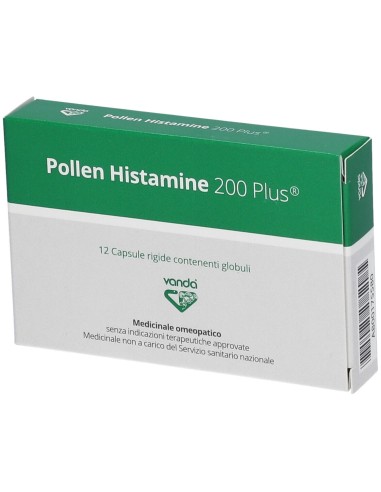 POLLEN HISTAMINE 200 PLUS 12 CAPSULE VANDA