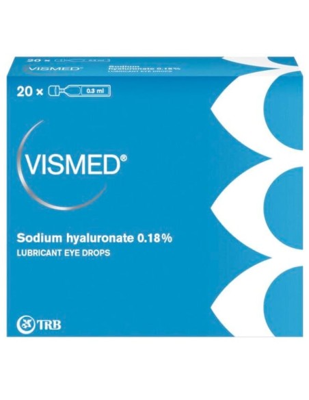 Collirio Lubrificante Vismed Con Acido Ialuronico 0,18% 20 Fialette Da 0,3 Ml