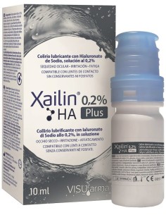 Xailin Plus 0,2% Ha Collirio 10 Ml
