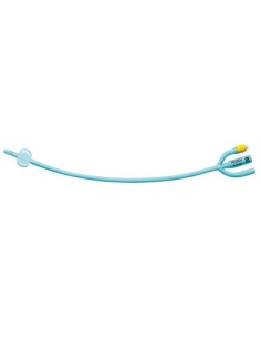 Catetere Vescicale A Permanenza Foley Silasil Plus Adulto Per Irrigazione A 2 Vie Con Palloncino In Silicone 2 Fori Laterali Ch1