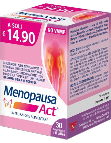 Elixir Menopausa 30 Compresse
