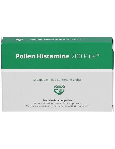 POLLEN HISTAMINE 200 PLUS 12 CAPSULE VANDA