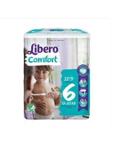 Libero Comfort 6 Pannolino Per Bambino 13 20 21 Pezzi