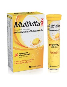 Multivitamix Multivitaminico Multiminerale 30 Compresse Effervescenti
