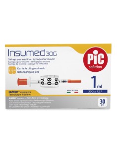 Siringa Meds Insulina 1 Ml Ago Gauge 25 Fisso Monouso Sterile 25 Mm