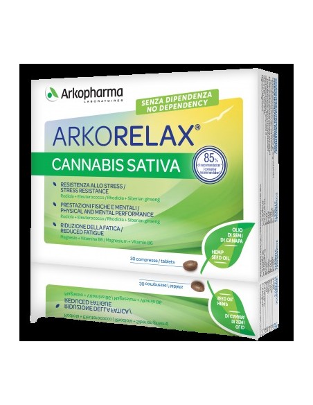 Arkorelax® Cannabis Sativa Arkopharma 30 Compresse