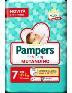 Matandino Baby Dry XXL Pampers 13 Pezzi Small Pack