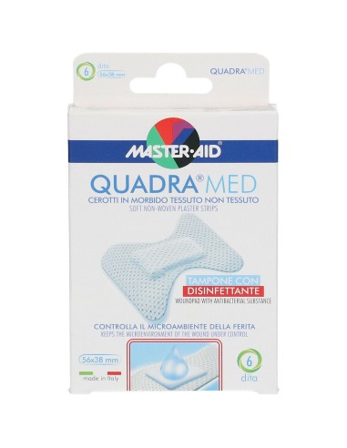CEROTTO MASTER-AID QUADRA DERMOATTIVO DITA 6 PEZZI