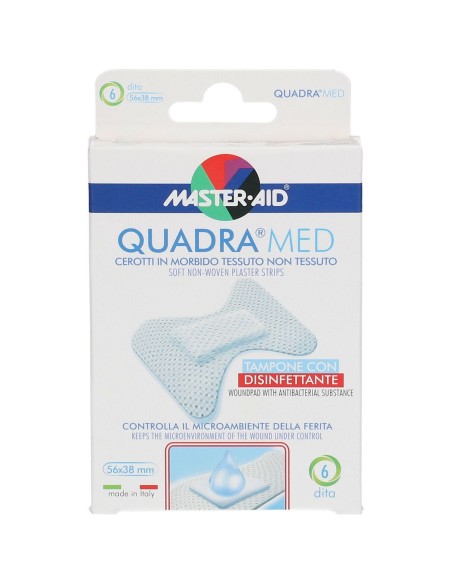 CEROTTO MASTER-AID QUADRA DERMOATTIVO DITA 6 PEZZI