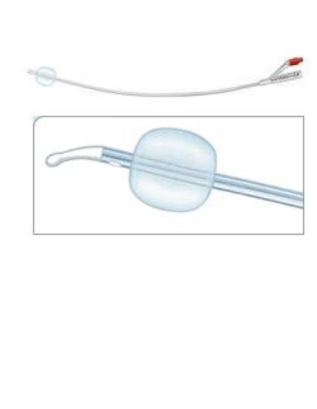 Catetere Foley in Silicone Brillant Plus 2 Vie CH18 Punta Cilindrica Palloncino 10 ml