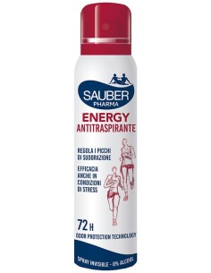Sauber Deo 72h Energy Antitraspirante Spray 150 ml