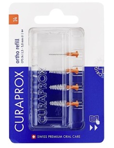 Curaprox CPS 14 Ortho Refill Arancioni 4 Scovolini