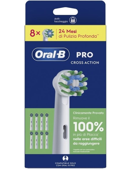 Oral-B CrossAction Refill 8 Pezzi