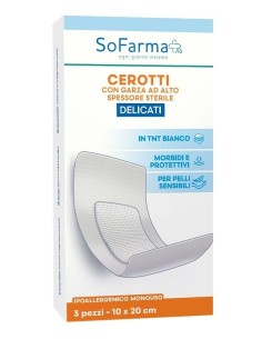 Cerotto Delicato Sofarma 10 x 30 cm 3 Pezzi