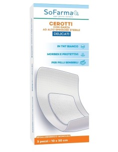 Cerotto Delicato Sofarma 10 x 20 cm 3 Pezzi