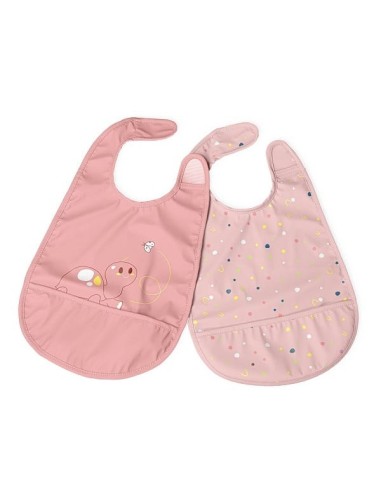Chicco Bavaglina Pappa Rosa 6 Mesi+ 2 Pezzi