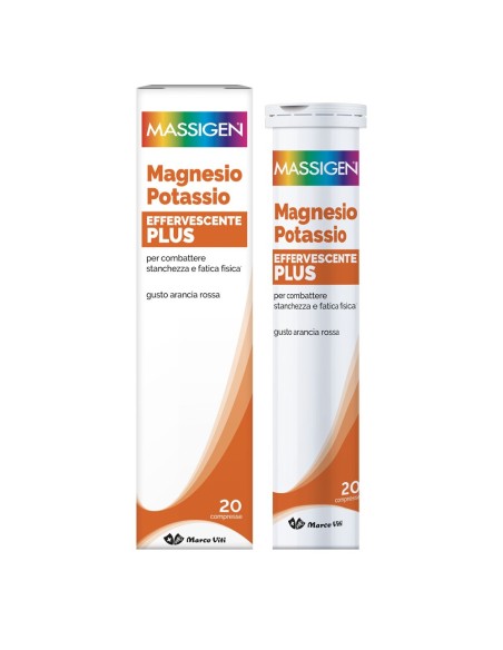 MASSIGEN MAGNESIO POTASSIO PLUS 20 COMPRESSE EFFERVESCENTI