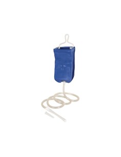 ENTEROCLISMA DA VIAGGIO CAPACITA' 2 L CON CANNULA ANALE CANNULA VAGINALE RUBINETTO APRIBILE TUBO E BORSA PER TRASPORTO