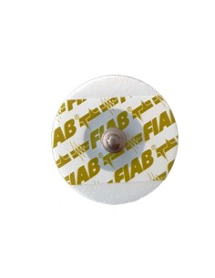 ELETTRODO PE FOAM MONOUSO ROTONDO DIAMETRO 40MM PEDIATRICO IN GEL SOLIDO CON SENSORE AG/AGCL CON CLIP IN ACCIAIO INOX FIAB 50 PE