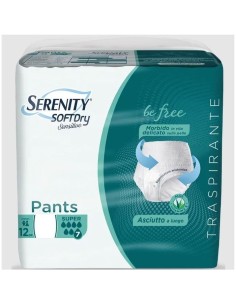 SERENITY PANTS SD SENSITIVE BE FREE SUPER L 12 PEZZI